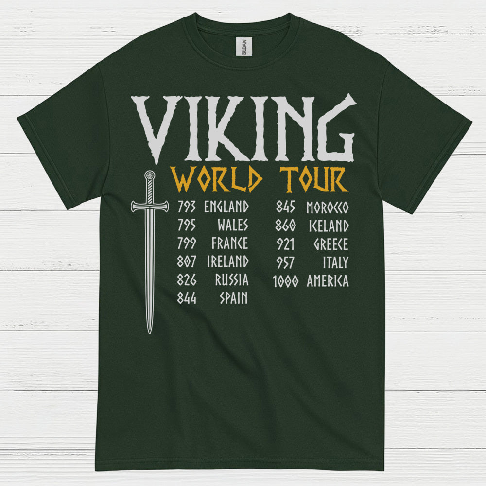 Viking World Tour History T Shirt