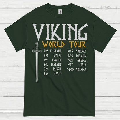 Viking World Tour History T Shirt