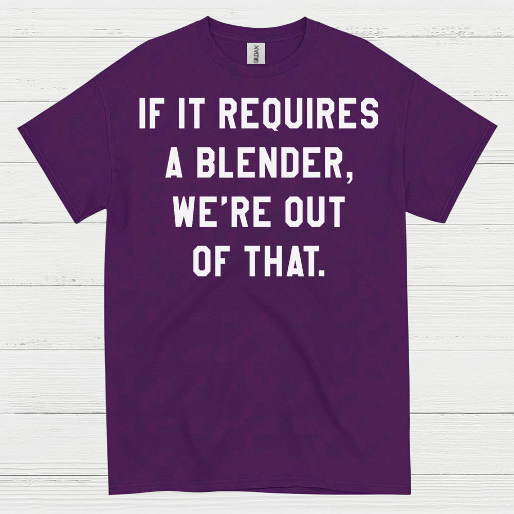 No Blender No Problem Bartender T Shirt