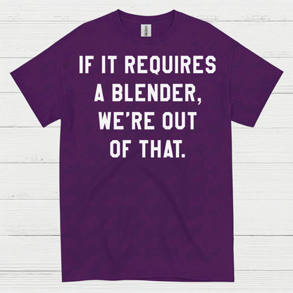 No Blender No Problem Bartender T Shirt