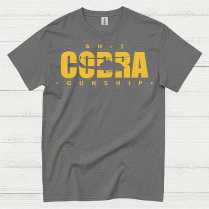 AH-1 Cobra Gunship Military T Shirt