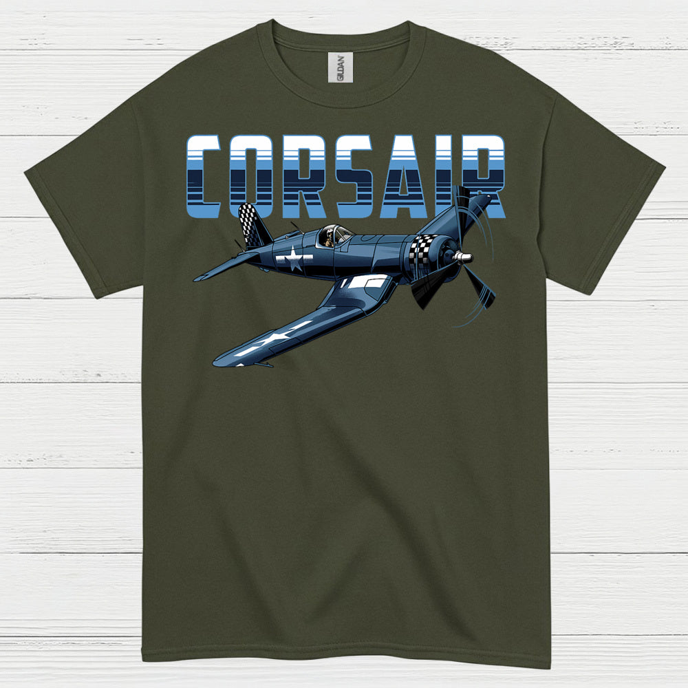 Corsair WWII Fighter Plane T Shirt