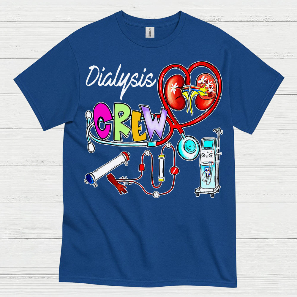 Dialysis Crew Support Awareness T Shirt