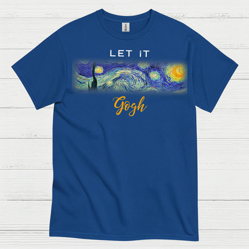 Let It Gogh Minimal Art T Shirt