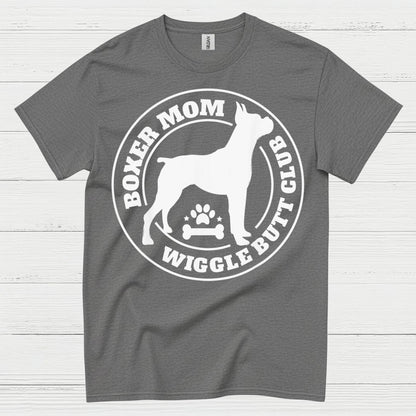 Boxer Mom Wiggle Butt Club T Shirt