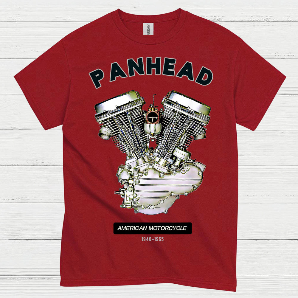 Panhead American Motorcycle Engine T Shirt