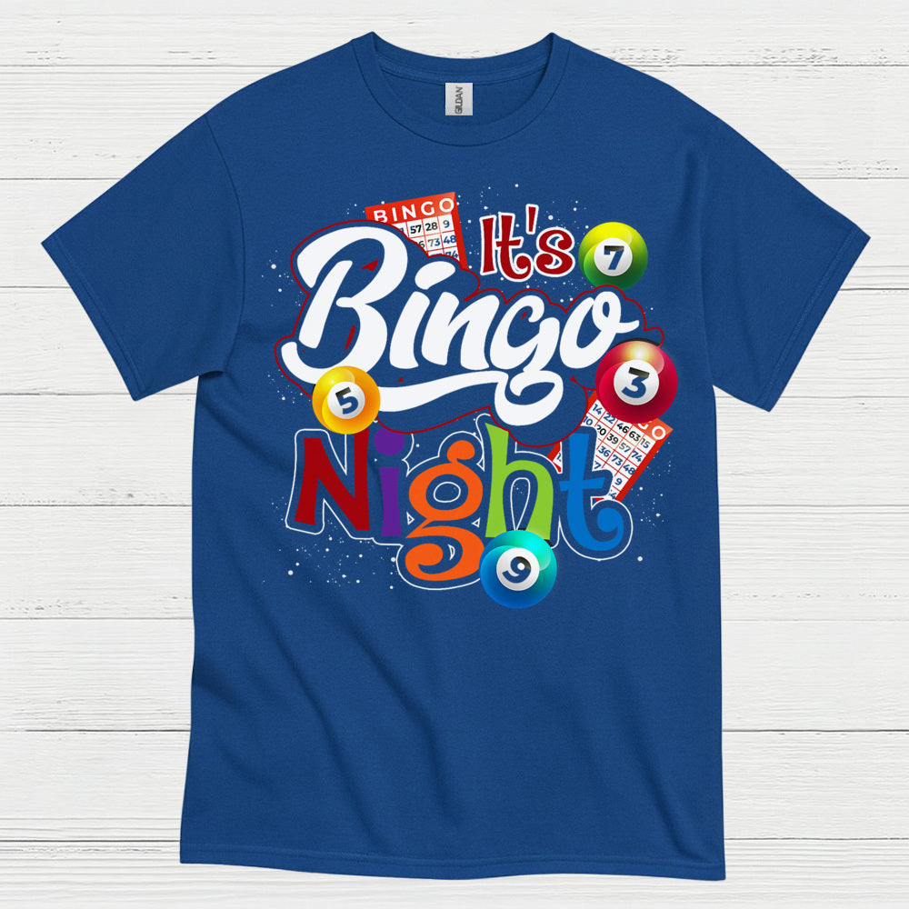 Bingo Night Colorful Graphic T Shirt