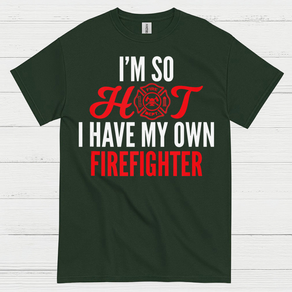 Hot Firefighter Love T Shirt