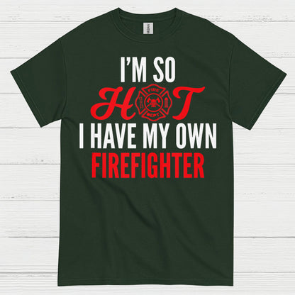 Hot Firefighter Love T Shirt