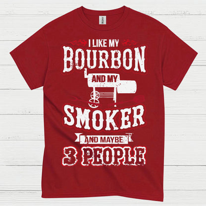 Bourbon Smoker Funny BBQ T Shirt