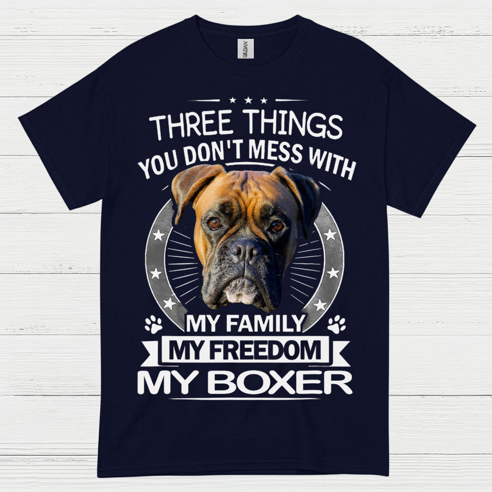 My Family My Freedom My Boxer T Shirt