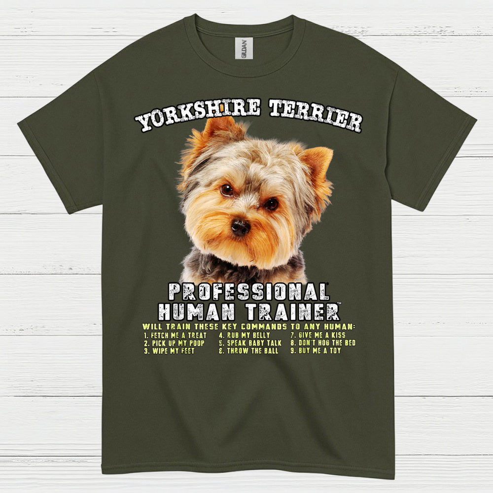 Yorkshire Terrier Professional Trainer Funny T Shirt