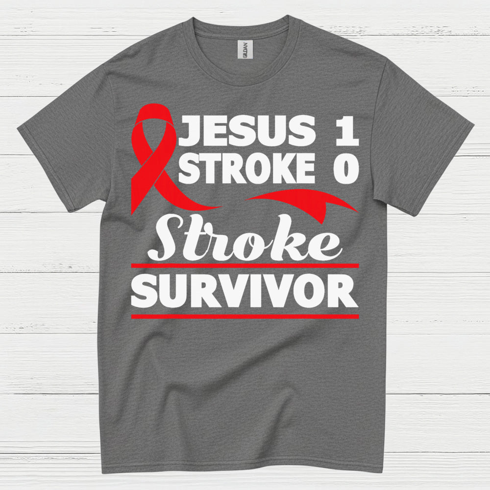 Jesus Stroke Survivor Faith Strength T Shirt