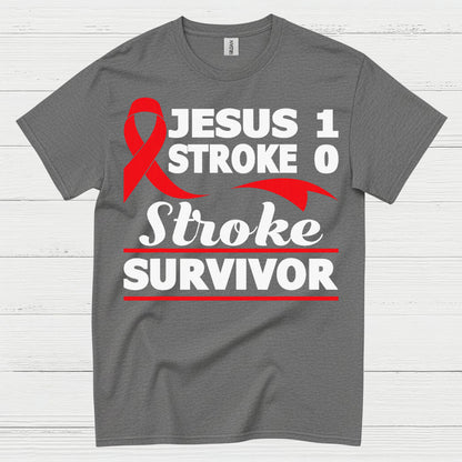 Jesus Stroke Survivor Faith Strength T Shirt