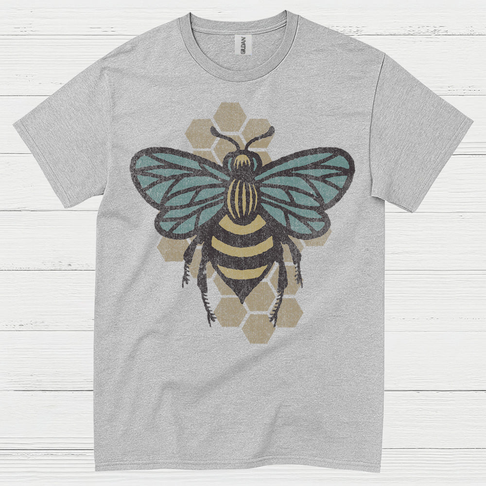 Vintage Honey Bee Nature Lover T Shirt