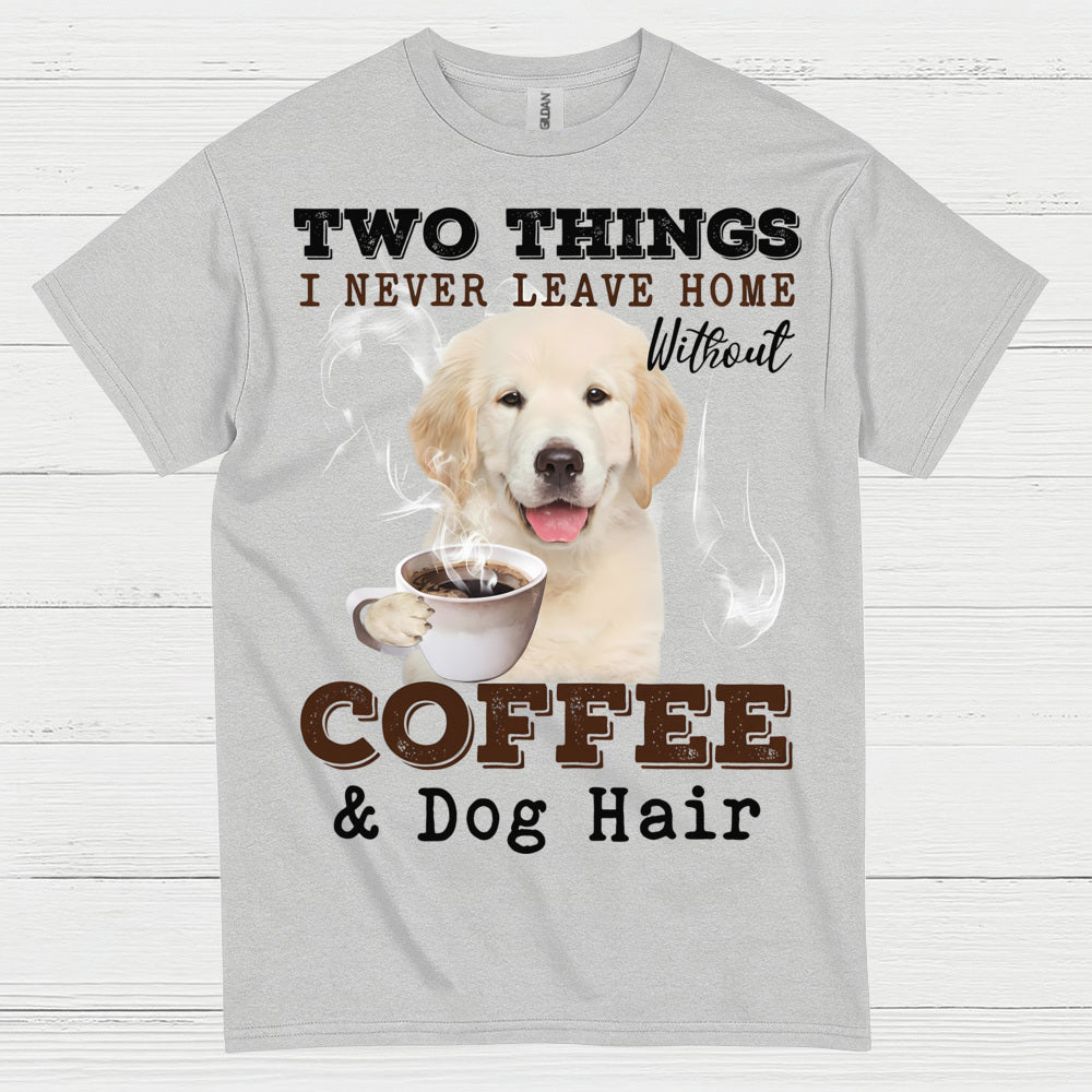 Coffee And Dog Hair Funny Dog Lover T Shirt