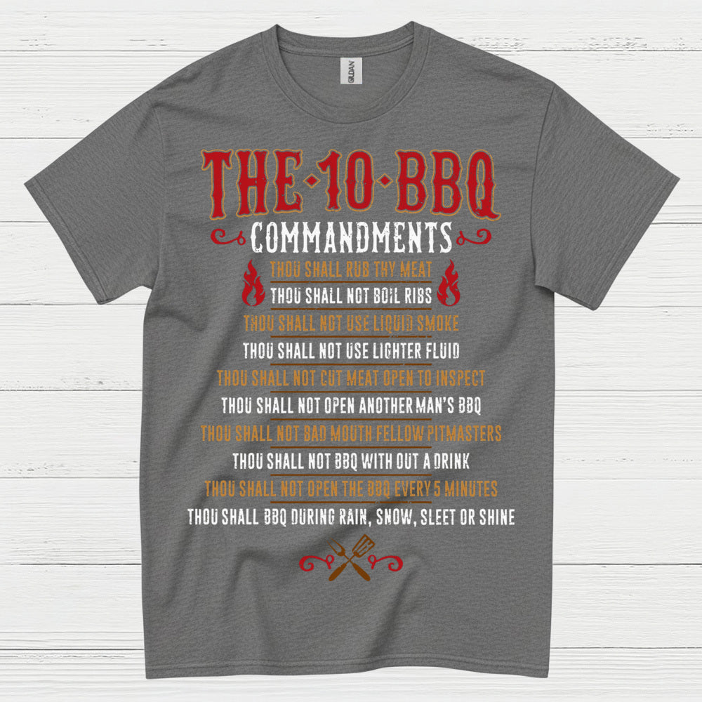 The 10 BBQ Commandments T Shirt