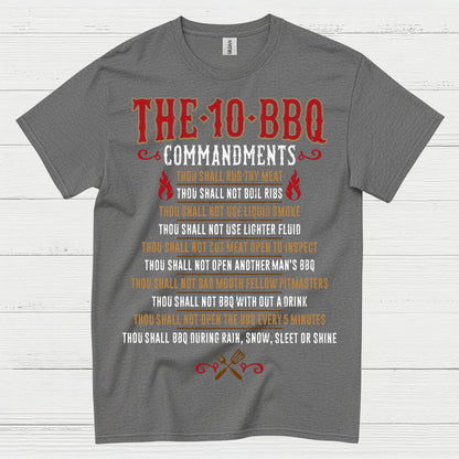 The 10 BBQ Commandments T Shirt