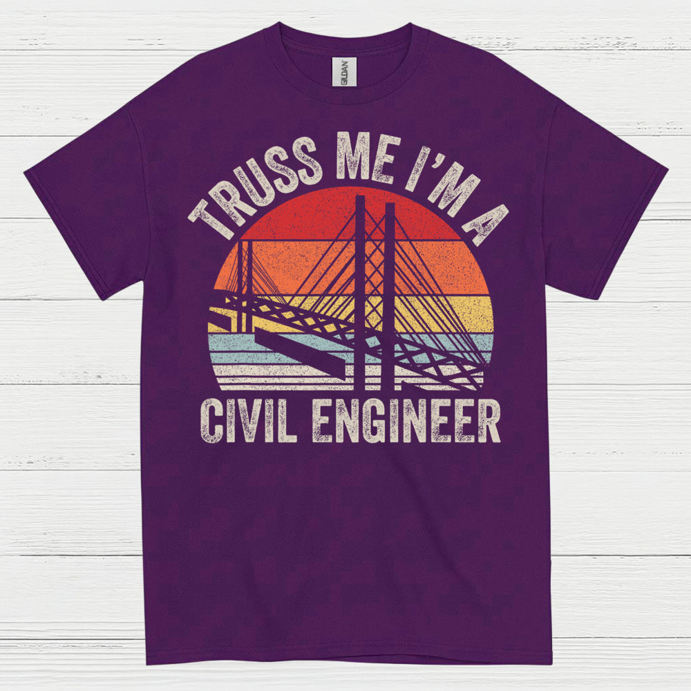Civil Engineer Bridge T Shirt