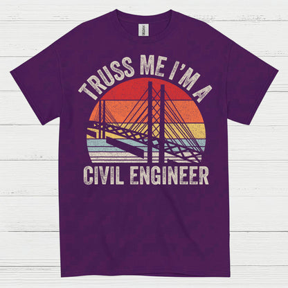 Civil Engineer Bridge T Shirt