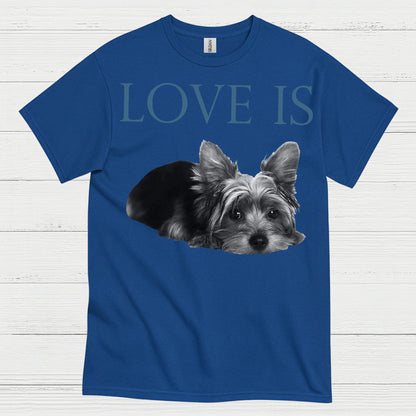 Love Is Yorkie Dog Lover T Shirt