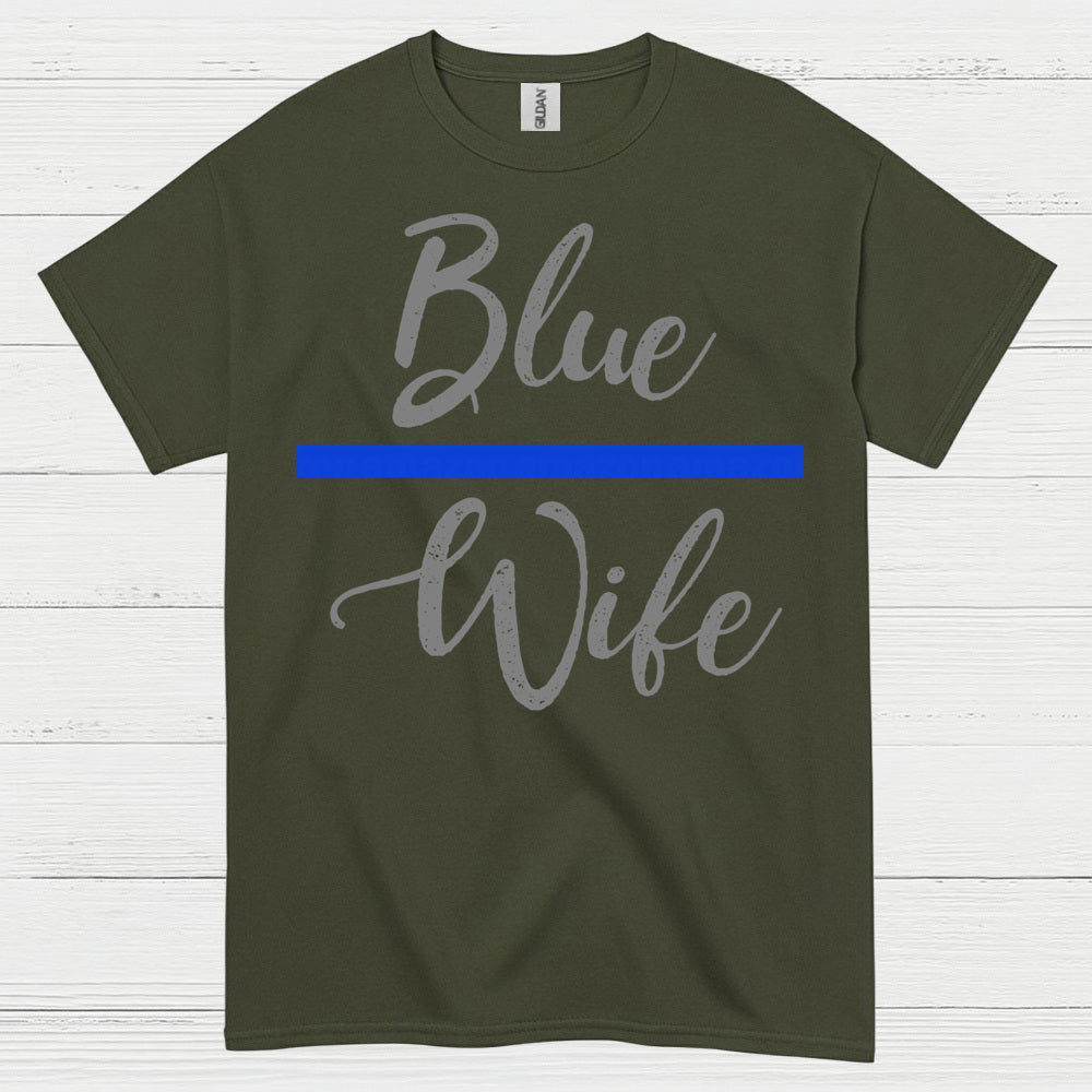Blue Wife Thin Blue Line T Shirt