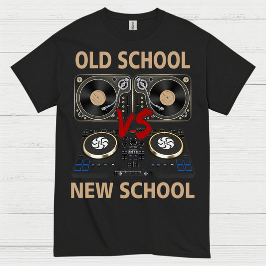 Old School New School DJ T Shirt