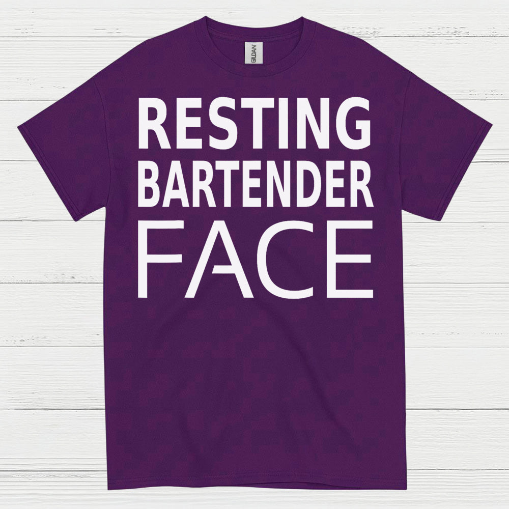 Resting Bartender Face Humor T Shirt