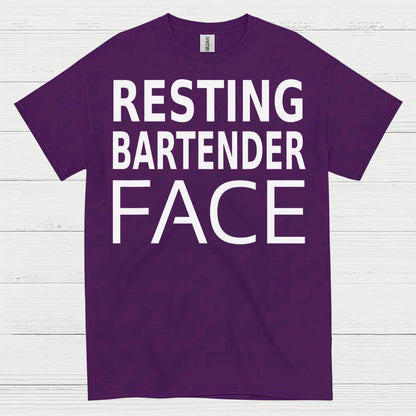 Resting Bartender Face Humor T Shirt