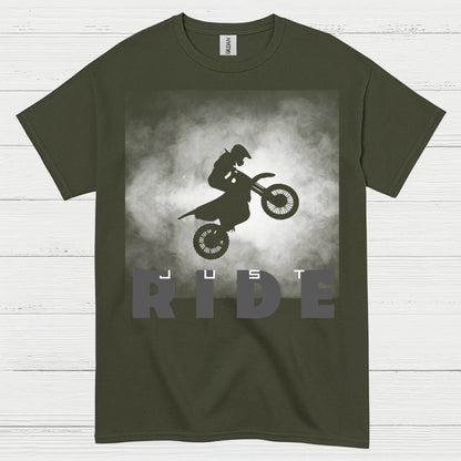 Just Ride Motocross Silhouette T Shirt