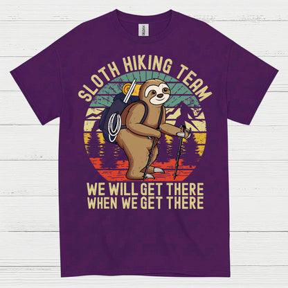 Sloth Hiking Team Funny Sloth T Shirt