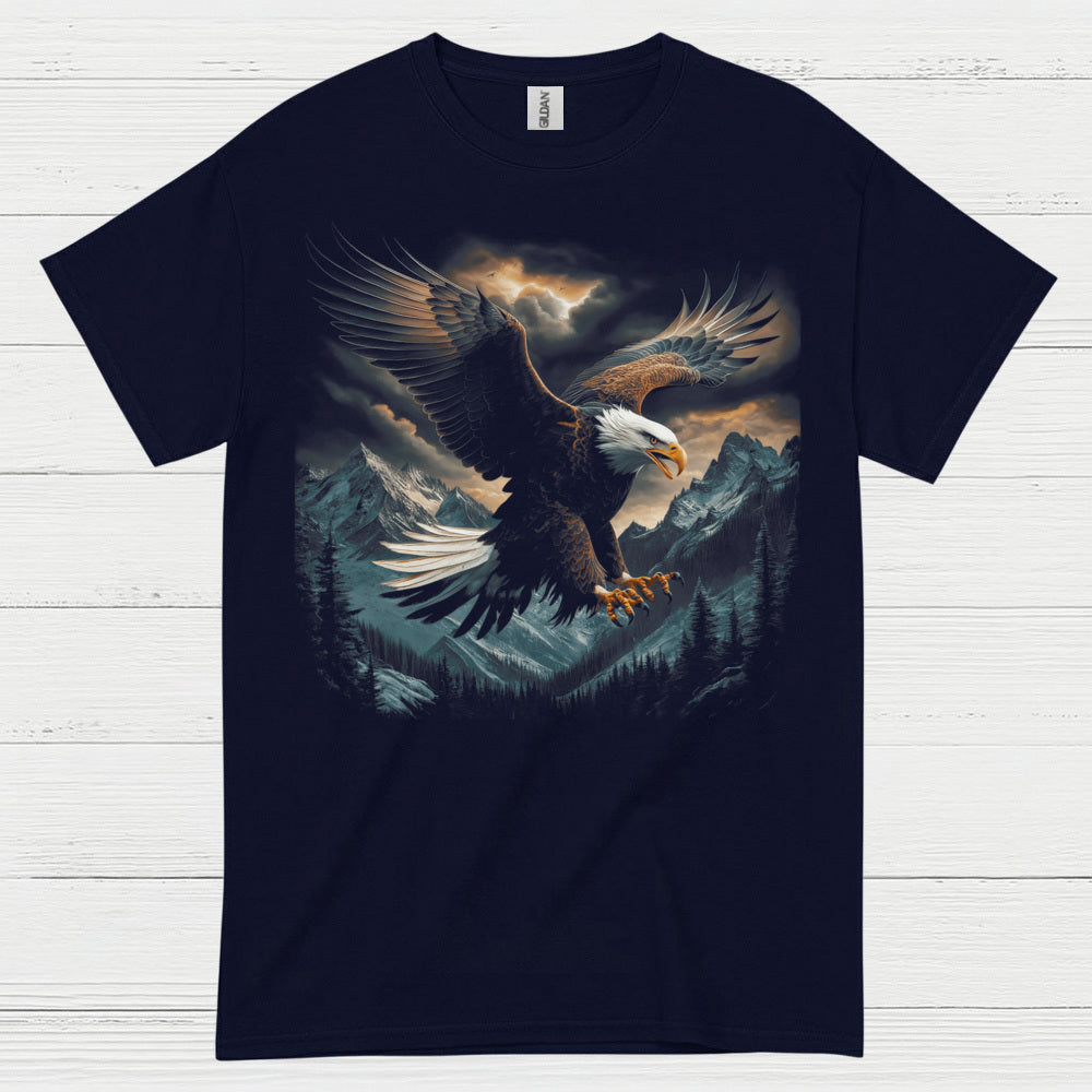 American Bald Eagle Freedom Pride Wilderness T Shirt