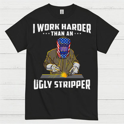 Harder Than Stripper Welder T Shirt