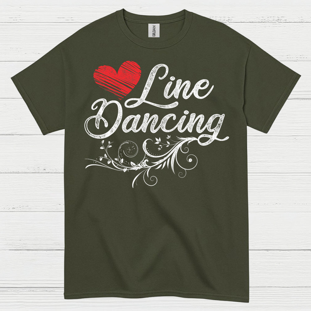 Love Line Dancing Country T Shirt