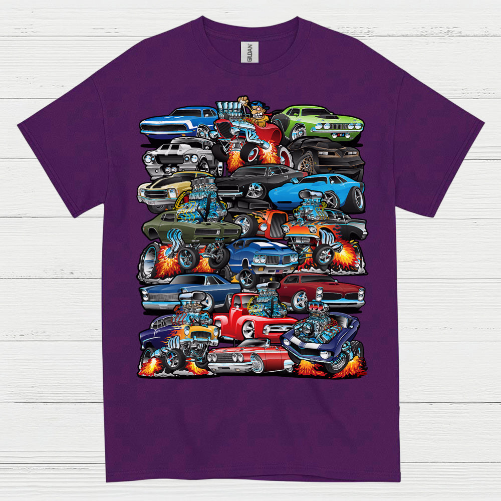 Classic Muscle Cars Collection T Shirt