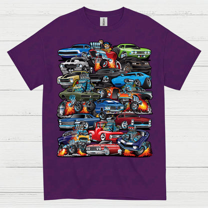 Classic Muscle Cars Collection T Shirt