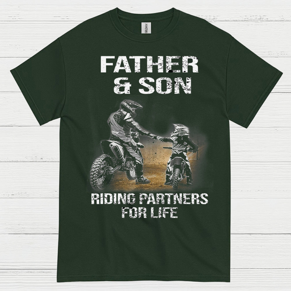 Father And Son Riding Partners For Life T Shirt
