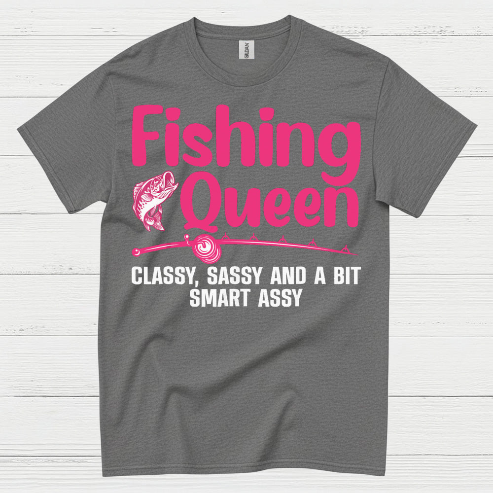 Fishing Queen Funny T Shirt