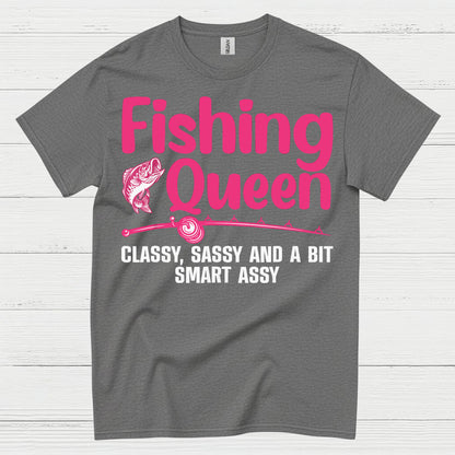 Fishing Queen Funny T Shirt