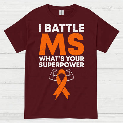 Battle Multiple Sclerosis Superpower T Shirt