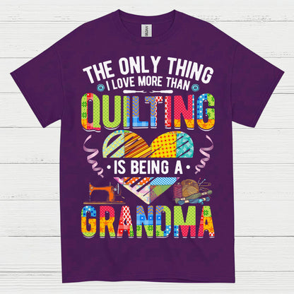 Quilting Grandma Love T Shirt