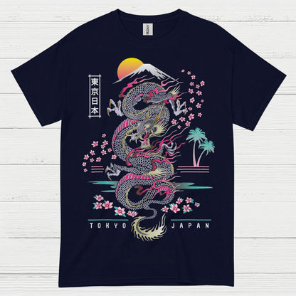 Rising Sun Tokyo Dragon T Shirt