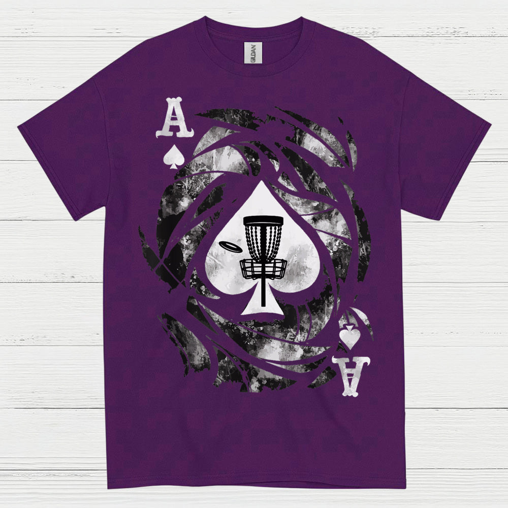 Ace Of Spades Disc Golf T Shirt