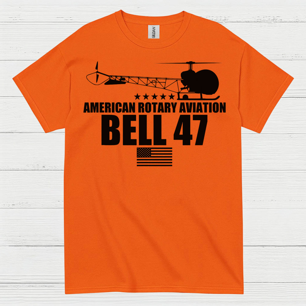 Bell 47 American Rotary Aviation T Shirt