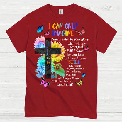 I Can Only Imagine Christian Worship T Shirt