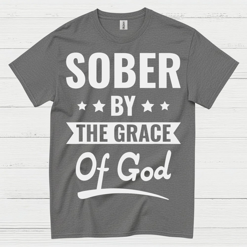 Sober By The Grace Of God Christian T Shirt