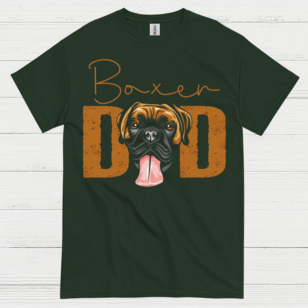 Boxer Dad Funny T Shirt