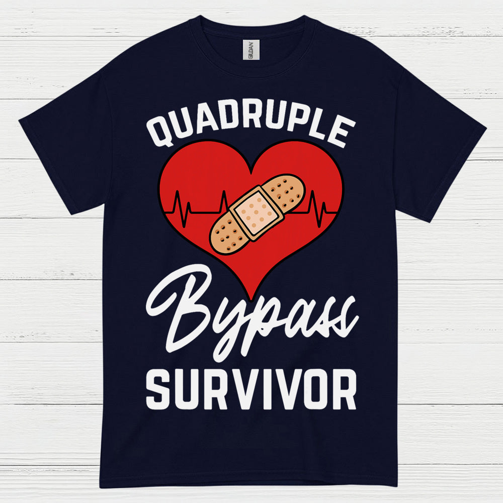 Quadruple Bypass Survivor T Shirt