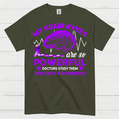 My Brainwaves Powerful Epilepsy Awareness T Shirt
