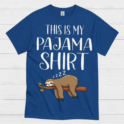 This Is My Pajama Shirt Sloth T Shirt